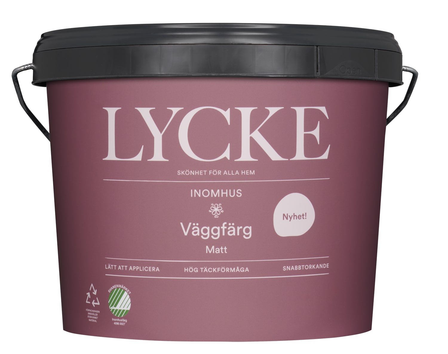 VÄGGFÄRG LYCKE MATT VIT/BAS A 2,7L