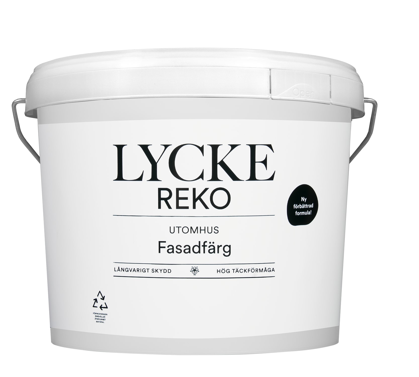 FASADFÄRG LYCKE REKO VIT/BAS A 2,7L