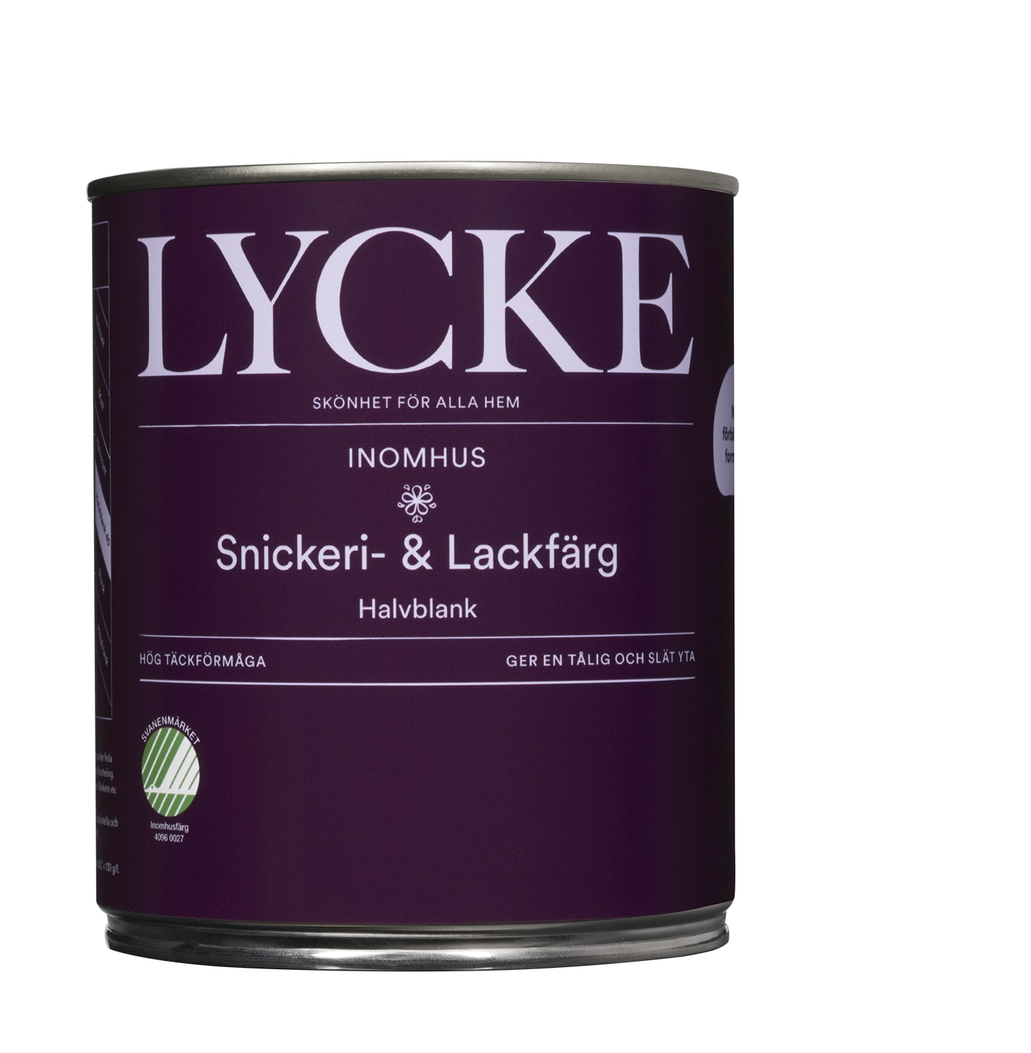 LACKFÄRG LYCKE SNICKERI&LACK FÄRG HALVBLANK BAS A 0,675L