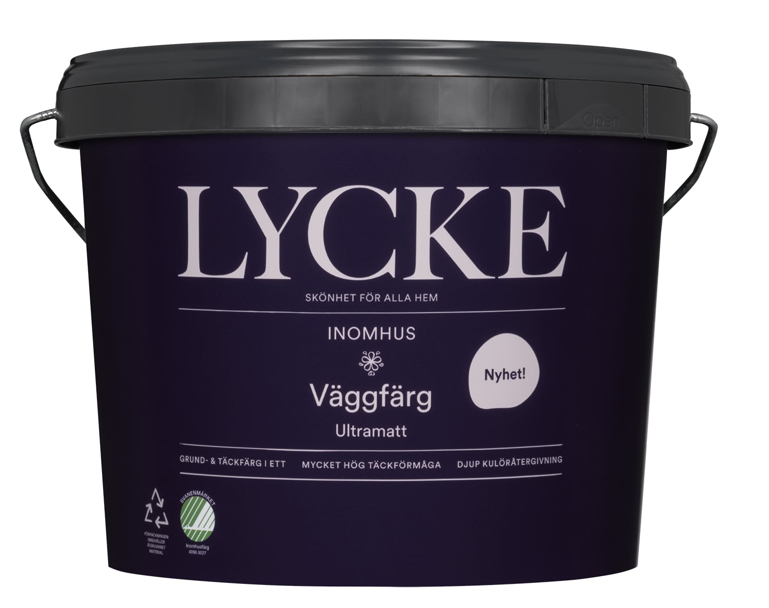 VÄGGFÄRG LYCKE ULTRAMATT VIT/BAS A 2,7L